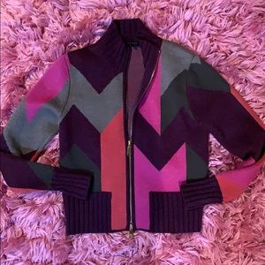 Worth New York zip up cardigan